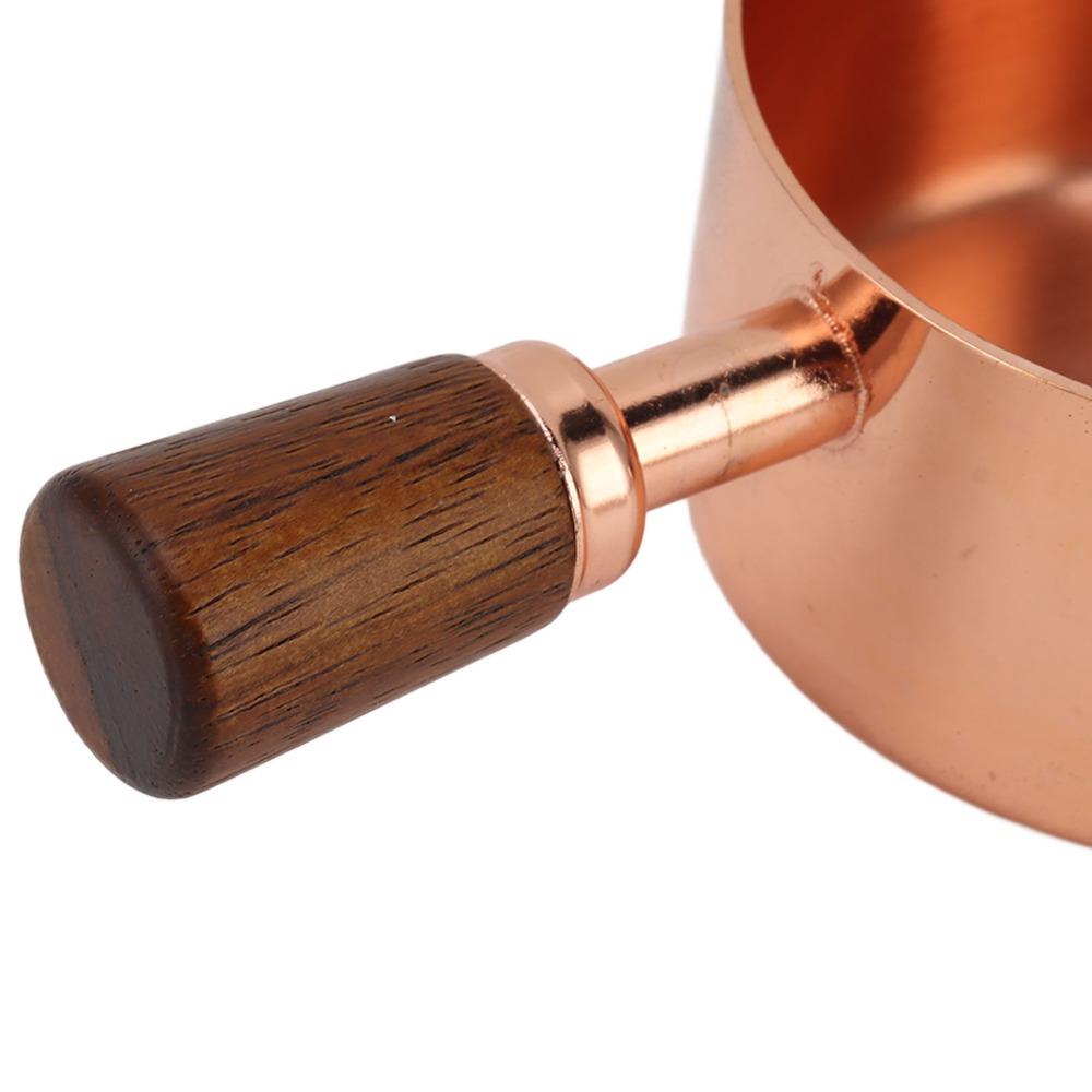 Rustless Steel Sauce Cup with Handle Round Smooth Inner Wall Hold Cup Dressing Vessel  Cafe