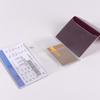 Transparent PVC Passport Holder - Waterproof & Stain-Resistant