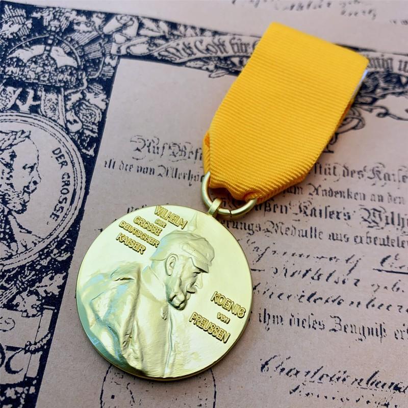Foreign Medal, German Emperor Centennial Medal, Die Casting, Collection, German Medal, Metal Brooch, Badge, Christmas Gift, Stocking Stuffers