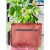 Genuine Goat Leather Vintage Laptop Universal Bag Cross-body Handmade Men's