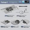 Smart Ceiling Light Package for Living Room - Compatible with Mijia Xiaoai Control