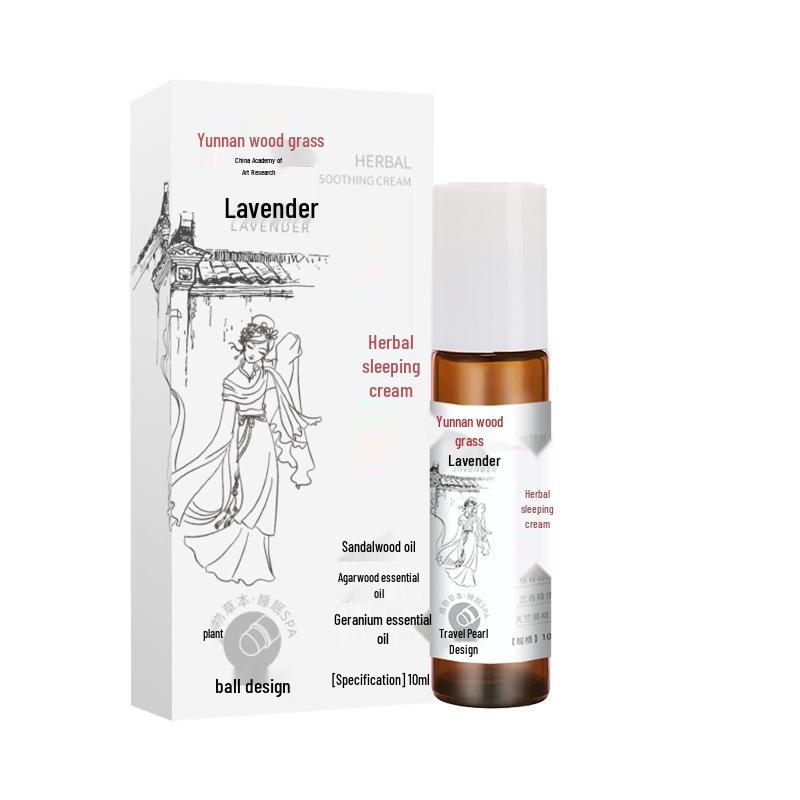 Лавандовый бальзам для сна с агаровым деревом - Травяное средство для сна с эфирными маслами для ночного комфорта 10ml