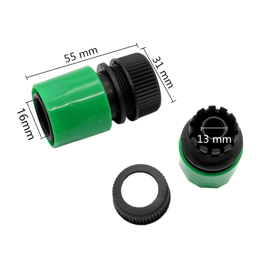 Garden Hose Quick Connectors Y-shaped Water Splitters 1/2" 3/4" Female Thread 2-Way Watering Valves Adjustable Switch Joint Kits