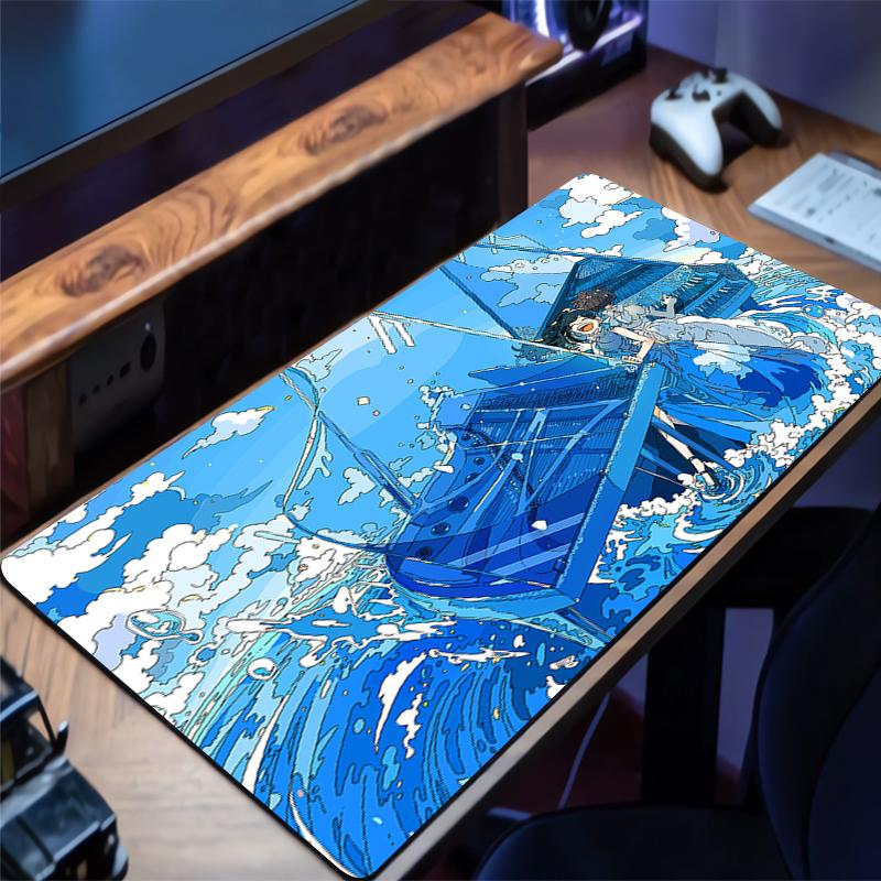 Mouse Pad Mini PC Underwater World Desk Mat Non-Slip Rubber Laptop Playmat Office Computer Gaming Accessories for Gamer Mousepad