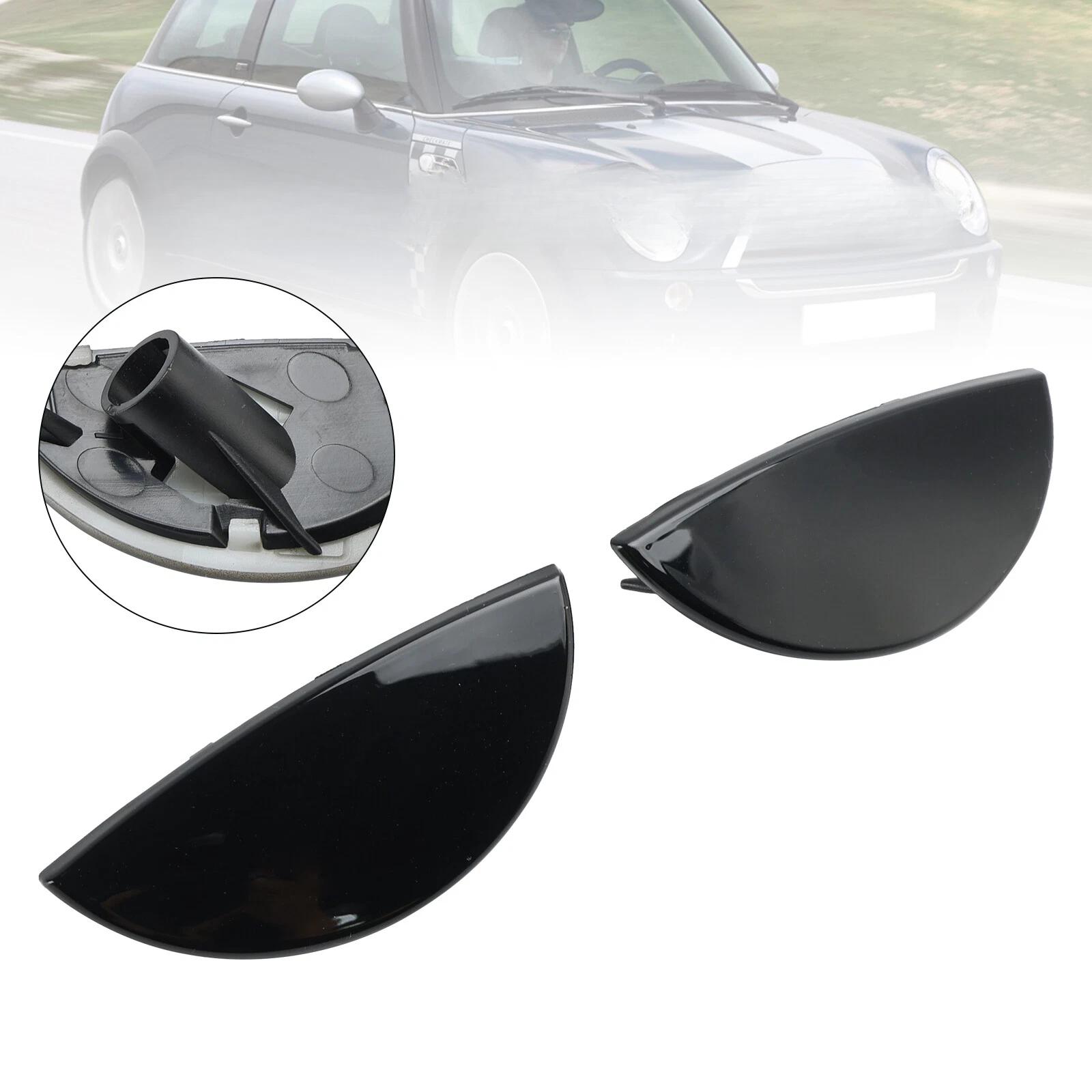 

2PCS Headlight Washer Cover For BMW For Mini Cooper 2001-2006 Headlight Washer Nozzle Cover L+R Washer Jet Cover