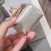 Exquisite Leather Jewelry Storage Box Pure Color Mini Coin Purse Earring Necklace Wallet  Travel