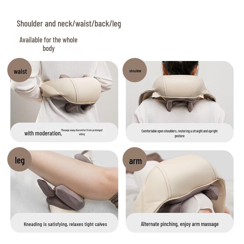 WOLO Neck and Shoulder Massager Shawl CN Plug (adapter Included)