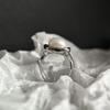 Silver Ring with Natural Baroque Pearl, Item Weight 8.87 G (2185277)