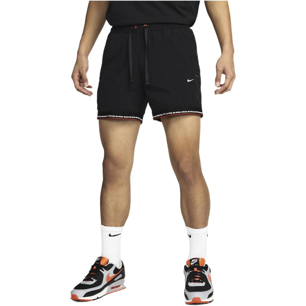 Nike F.C. Tribuna Casual Breathable Woven Spliced Embroidered Logo Soccer Shorts Men Shorts Black DH9679-010