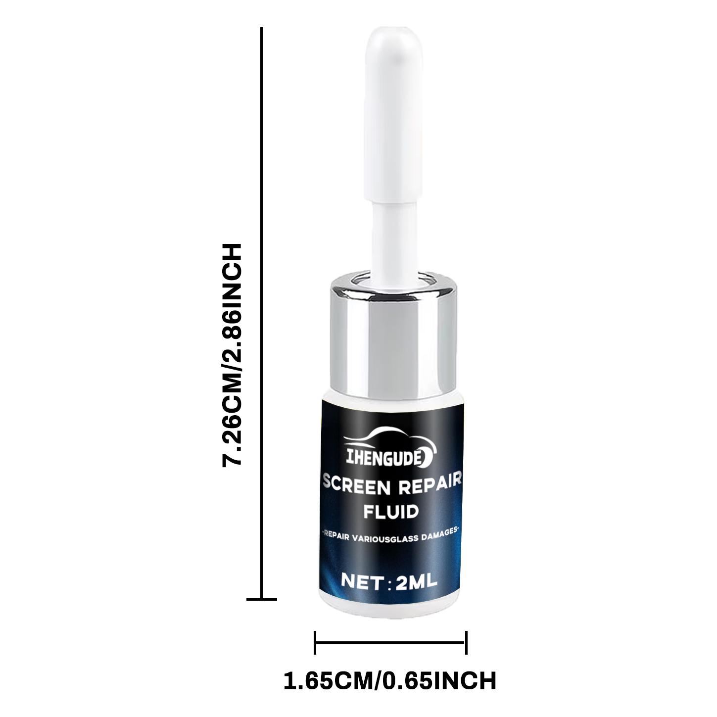 

Glass Repair Liquid - Instantly Rejuvenates Screens, Comes with a Tool Kit - Strong Adhesive, Suitable for Scratch and Crack Repair on Mobi