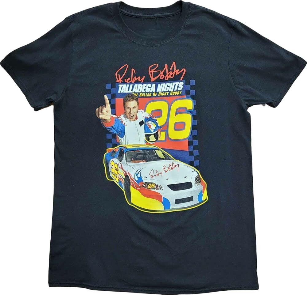 Talladega Nights Ricky Bobby Fan T-Shirt 3XL чёрный
