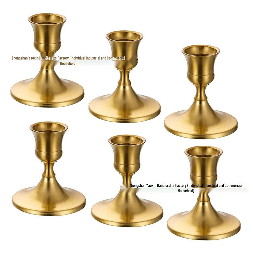 European Minimalist Candlestick Ornament for Candlelight Dinner & Wedding Décor