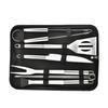 Stainless Steel BBQ Tool Set BBQ Grill Accessories Set Barbecue Tools for Outdoor Indoor Grilling Oxford Bag 9Pcs
