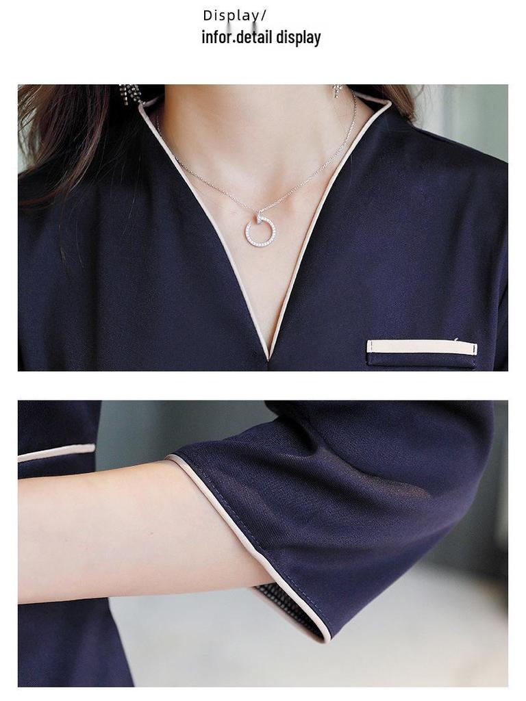 Damen Berufs-Salon- & Spa-Uniform: Kosmetikerin, Rezeption, Teehaus, Fußmassage, Schlankheitskleidung