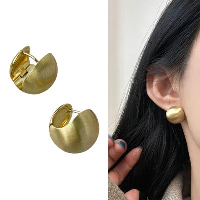 Einzigartige Ohrstecker in Kugelform, Modische Ohrstecker, Ohrschmuck, Kupfertextur, Geeignet für verschiedene Anlässe