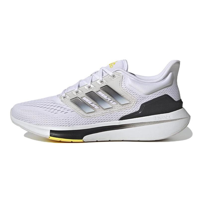 adidas EQ21 Run Blanco Haz Amarillo Zapatillas para Hombre Blanco Nube Negro Núcleo GW6728