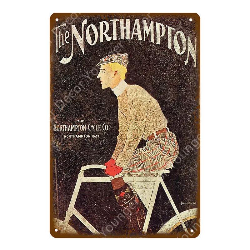 Ride Bicycle Metal Tin Signs Motor Cycling Riding Bike Vintage Poster Bar Pub Club Home Room Decor Wall Sticker Plaque YJ210