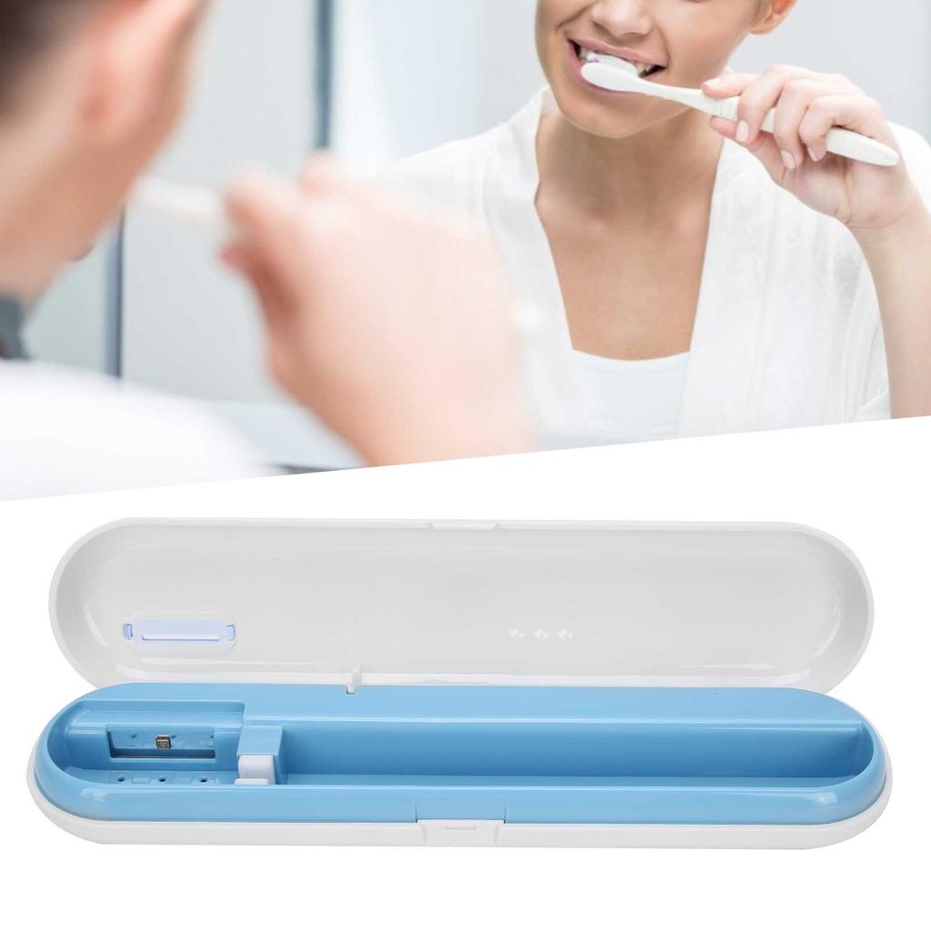 UVC Toothbrush Case LED Storage Box Cleaning Travel Rechargeable Toothbrush Container