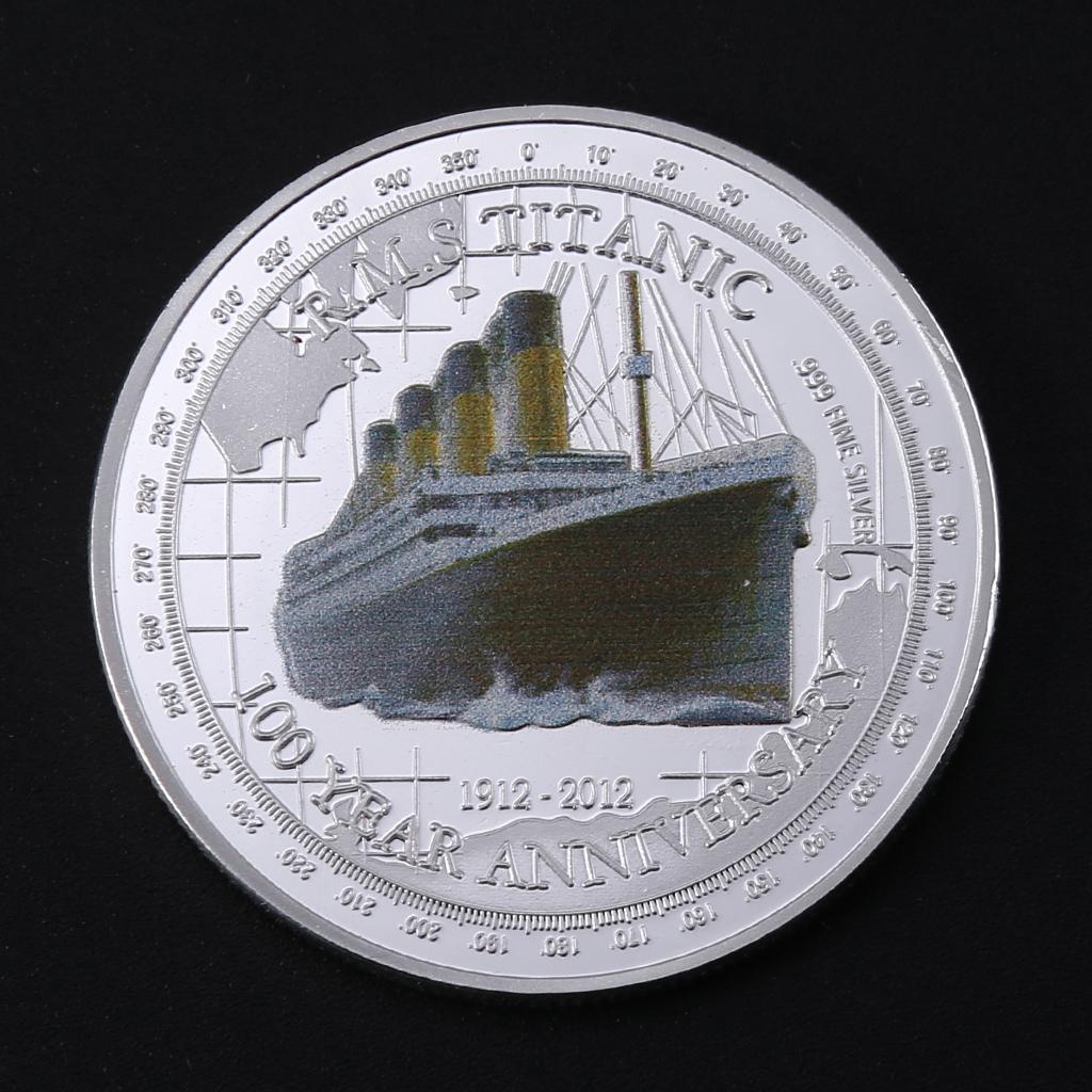 Collect Coin Titanic Pattern Commemorative Challenge Coin Gift Zinc Alloy Material Coin Perfect Gifts for Coin Collector