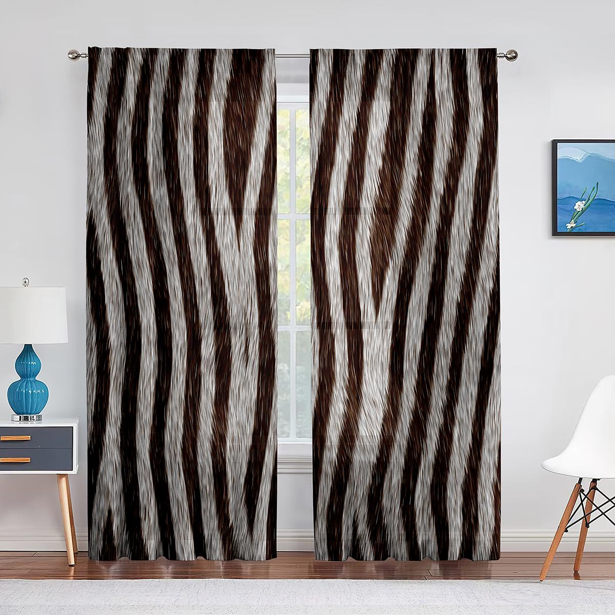 Коричневые леопардовые прозрачные вуали с мехом животных — фото 15