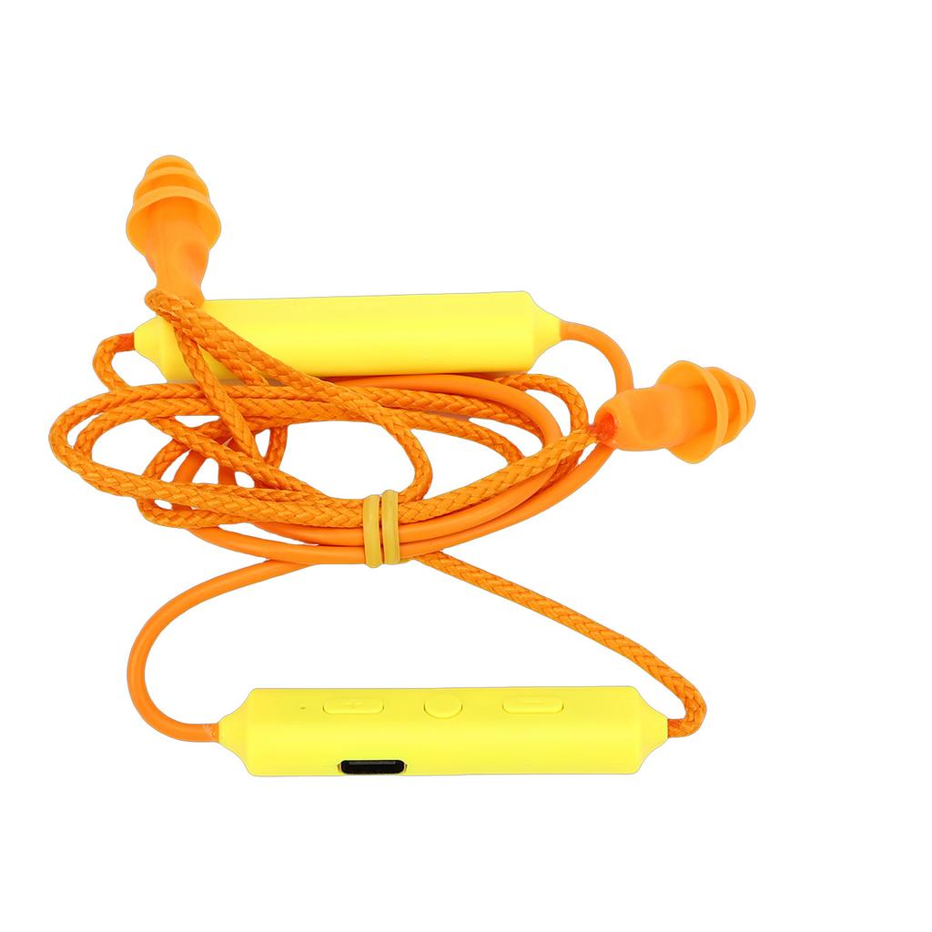 Earplug Headphone 29dB Noise Reduction IPX5 Water Proof Rechargeable Neckband Earbuds for Construction Site Workshop