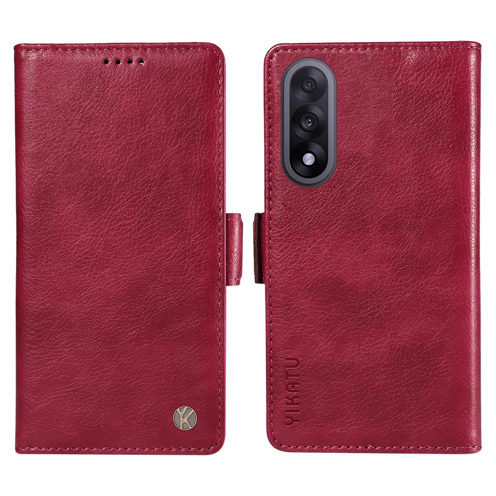For OnePlus Nord 5 5G/OnePlus Ace 5 Ultra 5G Case YIKATU YK-007 Litchi Texture PU Leather Wallet Phone Cover