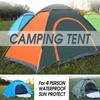 Fully Automatic Pop-Up Quick Shelter Outdoor Travel Hiking Waterproof Camping Tent 1-4 Person Portable Tent Instant Set Up Tent
