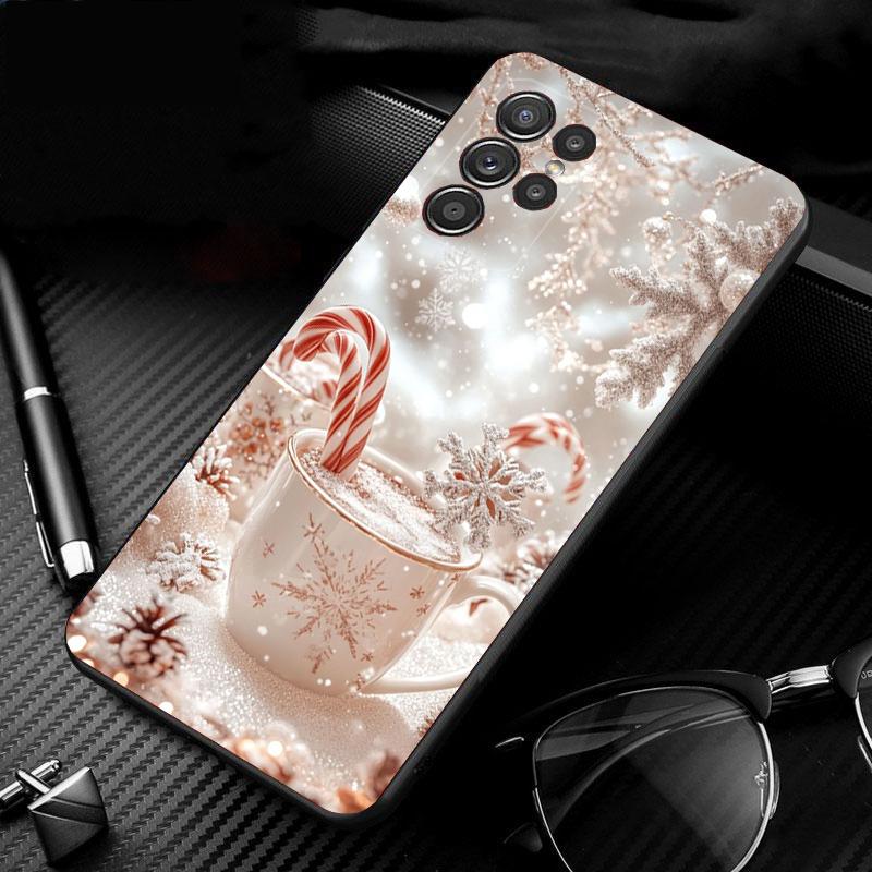 Phone Case For Samsung Galaxy S25 S24 S23 S22 S21 Ultra S24 S23 S22 S21 S25 Plus S24 S25 FE Christmas Tree Light