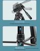 Camera Tripod: Mirrorless & Phone Stand with Fill Light and Stabilizer for Live Streaming, Selfies, and Outdoor Videos