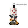 Cat Dog Christmas Tissue Holder Wooden Vertical Napkins Rack Tissue Storage Rack  Countertop