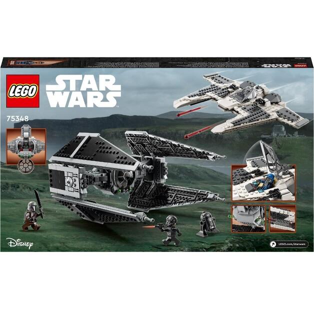 LEGO Star Wars 75348 Мандалорианский истребитель "Клык" против TIE-перехватчика