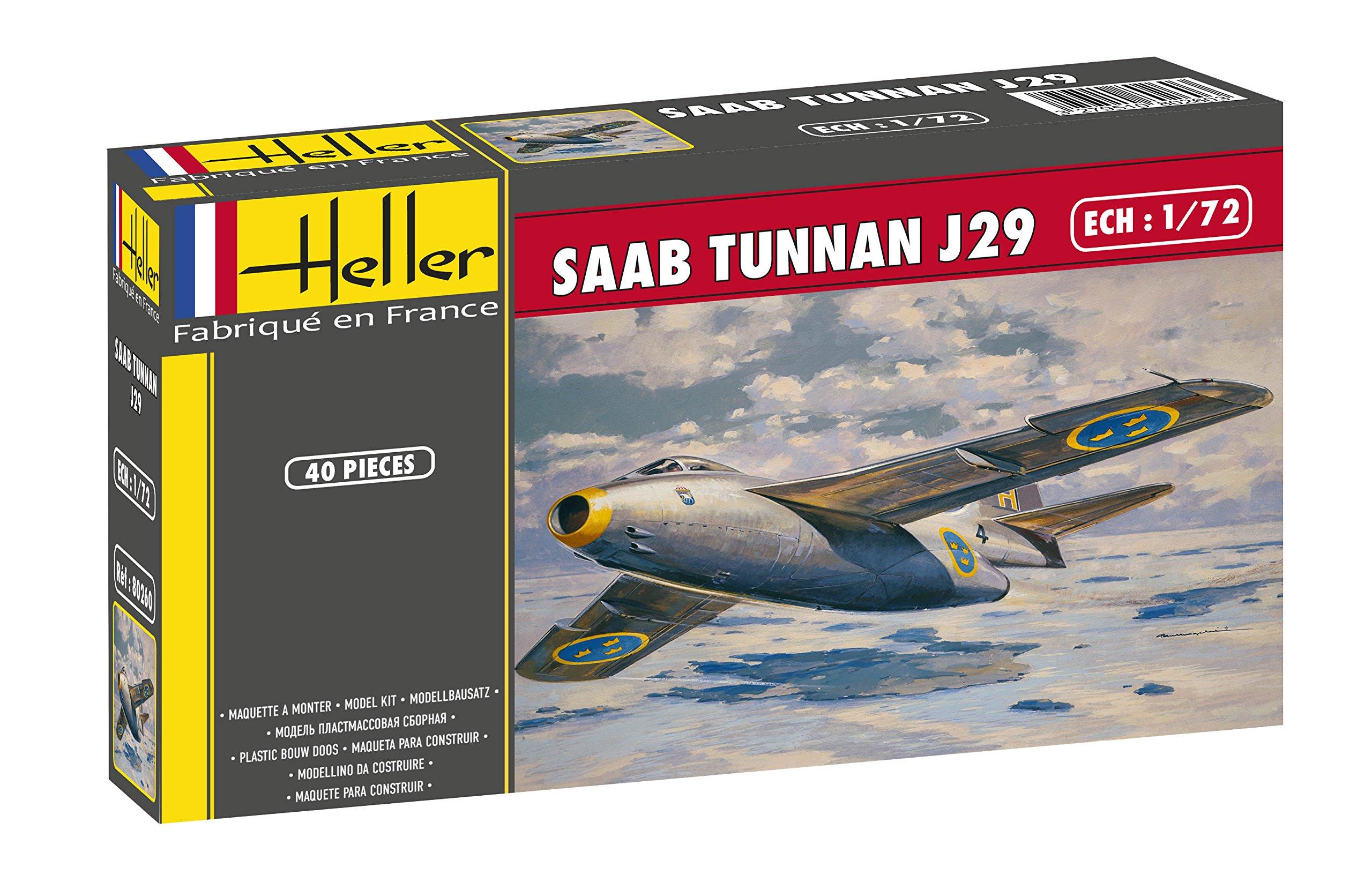 

Heller 1/72 Swedish Air Force Fighter Saab 29 Tunnan Plastic Model FF0260