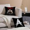 RReal HHasta LLa MMuerteS Cushion Cover Pillowcase Short Plush Invisible Zipper Room Sofa Cushion Cover
