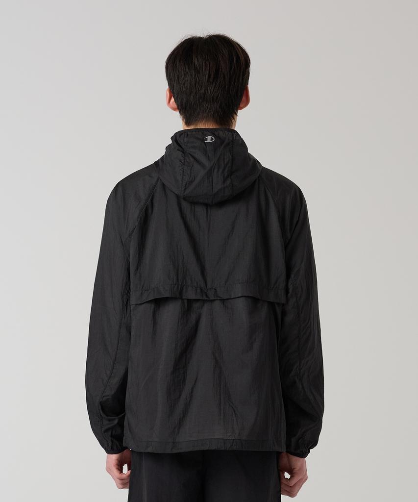 Champion Lightweight Nylon Windbreaker Black