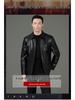 Men's Plus Size Genuine Leather Jacket - Spring/Autumn Middle-aged Casual Lapel Outerwear