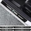 Leather Sticker Car Door Decals Carbon Fiber Threshold Anti Scratch For BMW X1 X2 X3 X5 X4 F20 F10 F07 E70 E46 E90 E92 E60 E39