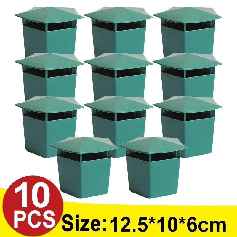 1-10 peças Armadilha para Caracóis de Jardim Casa Gaiola para Lesmas Capturador Plástico PP Reutilizável Ferramenta de Controle de Pragas para Exterior Fazenda Legumes Flores