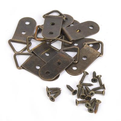 50 pezzi gancio per cornice per foto in ferro gancio per appendere foto a parete forniture per lavori artistici 22-53 mm tipo