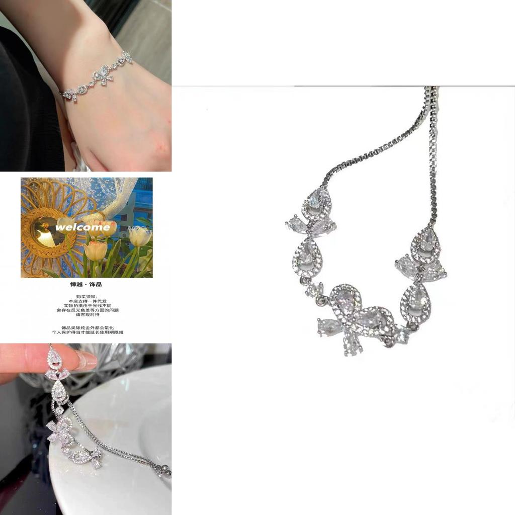 Elegant Butterfly Bracelet With Sparkling Alloy Design For Fashionable Women