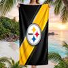 Pittsburgh Steelers Mode Strandtuch Tragbar Weich Schnelltrocknend Handtuch Für Schwimmen Camping Urlaub
