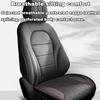 Sitzkissen für Autofahrer, Autositzerhöhung, rutschfest, bequemes Kunstleder, für verschiedene Sitze