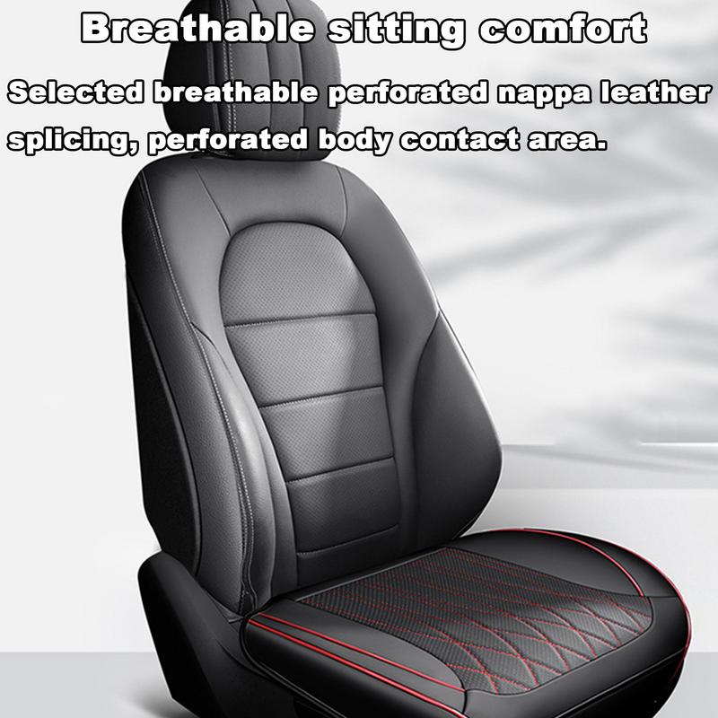 Cojín para asiento de conductor de automóvil, asiento elevador para conducción de automóvil, cojín antideslizante para silla de automóvil, cómodo cuero sintético para varios asientos