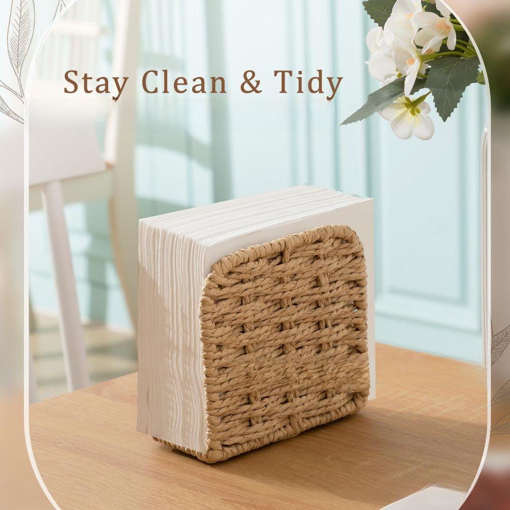 No-Slip Standing Paper Dispenser Upright Design Paper Towel Container Tissue Storage Rack Desktop