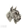 Schnauzer II - Dog brooch in a gift box, elegant pin, lapel pin for Art-Dog brand jacket