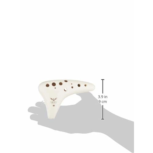 NIGHT Classic Series ACI Ocarina, Alto C, Ivory (Case Included)