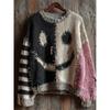 2025 Unisex 3D Print Thick Knit Striped Sweatshirt