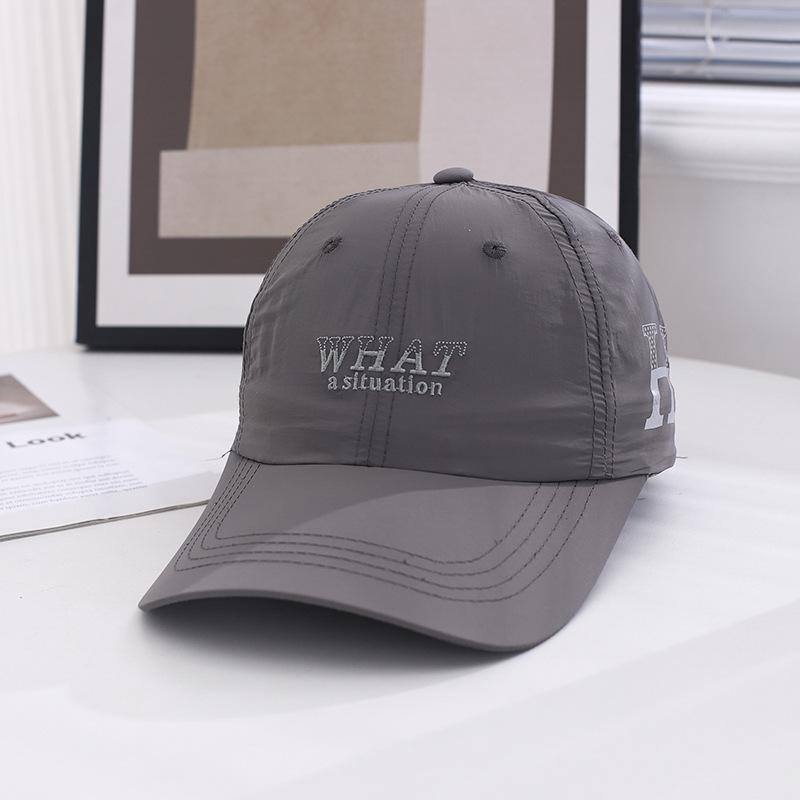 Summer Hat Women's New Style Extended Hat Quick Drying Baseball Hat Men's Versatile Baseball Cap Casual Outdoor Sun Protection