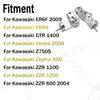 Motorcycle Footrests Foot Pegs Foot rest Rear new For Kawasaki ER6F ER 6F 2009 ER6N ER 6N GTR400 GTR 1400 Accessories