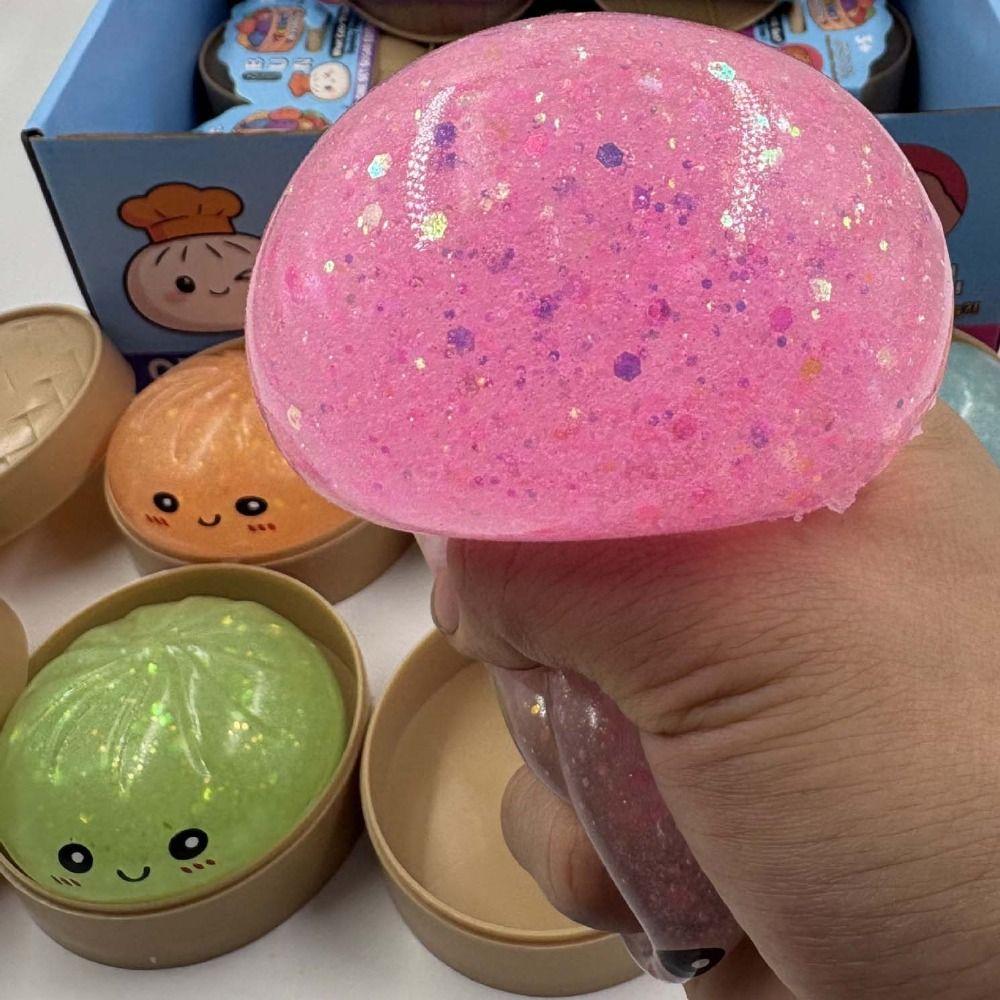 Luminous Squishy Dumpling Noctilucent Sensory Fidget Ball Dumpling Squishy Toys  Kids Adults
