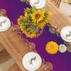 Jiudungs Linen Diwali Table Runner 72 Inches Long Diwali Table Cloth Diwali Table Decorations Diwali Decor Indian Diwali Decorations and Supplies for